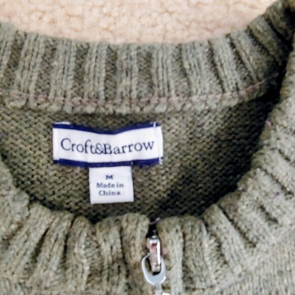 Croft & Barrow Women's Christmas Holiday Cardigan Sweater - Picture 3 of 3